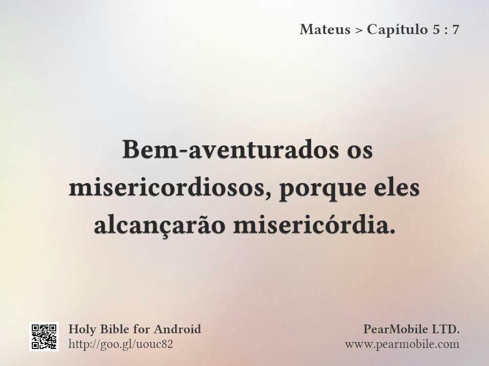 Mateus, Capítulo 5:7